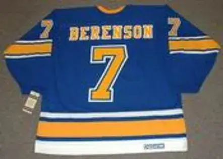 RED BERENSON St. Louis Blues 1968 CCM Vintage Throwback NHL Hockey Jersey 