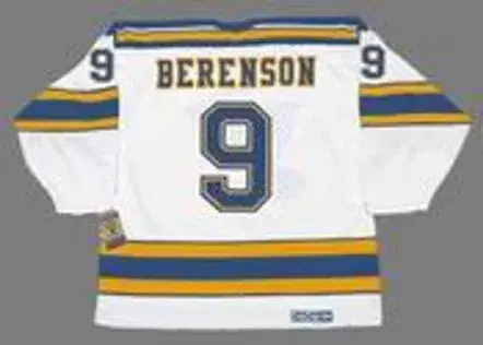 RED BERENSON St. Louis Blues 1977 CCM Vintage Throwback NHL Hockey Jersey 