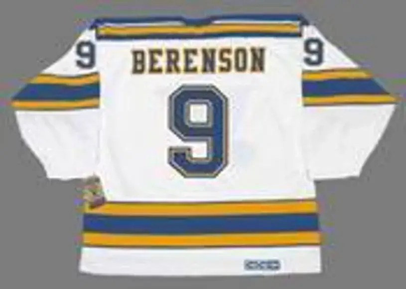 RED BERENSON St. Louis Blues 1977 CCM Vintage Throwback NHL Hockey Jersey 