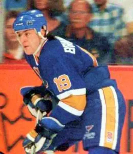 ROD BRIND’AMOUR St. Louis Blues 1989 CCM Vintage Throwback NHL Hockey Jersey 