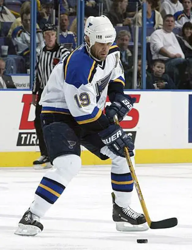 SCOTT MELLANBY St. Louis Blues 2002 CCM Throwback Home NHL Hockey Jersey 