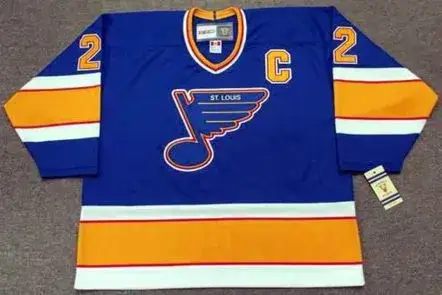 SCOTT STEVENS St. Louis Blues 1990 CCM Vintage Throwback NHL Hockey Jersey