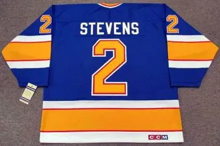 SCOTT STEVENS St. Louis Blues 1990 CCM Vintage Throwback NHL Hockey Jersey 