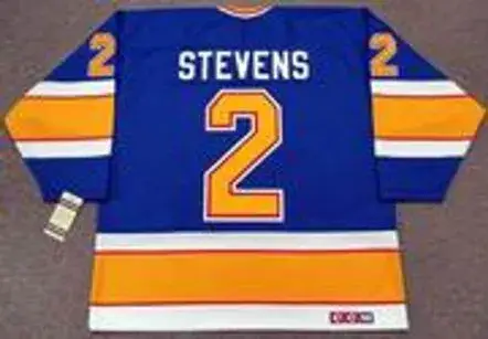 SCOTT STEVENS St. Louis Blues 1990 CCM Vintage Throwback NHL Hockey Jersey 