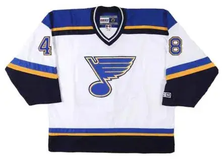 SCOTT YOUNG St. Louis Blues 1999 CCM Throwback Home NHL Hockey Jersey