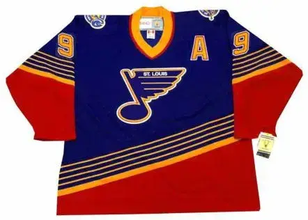 SHAYNE CORSON St. Louis Blues 1996 Away CCM NHL Vintage Throwback Jersey