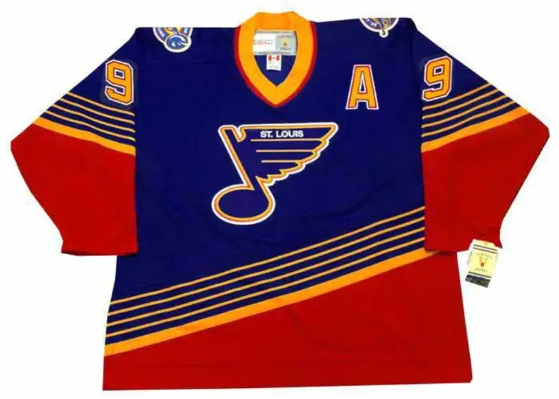 SHAYNE CORSON St. Louis Blues 1996 Away CCM NHL Vintage Throwback Jersey