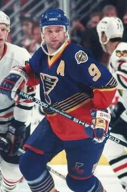 SHAYNE CORSON St. Louis Blues 1996 Away CCM NHL Vintage Throwback Jersey 