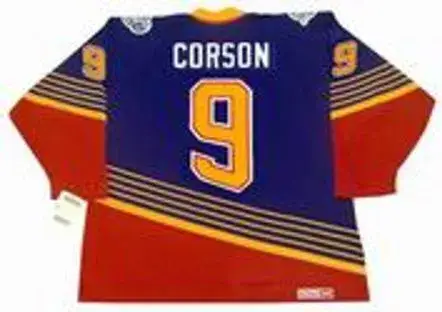 SHAYNE CORSON St. Louis Blues 1996 Away CCM NHL Vintage Throwback Jersey 