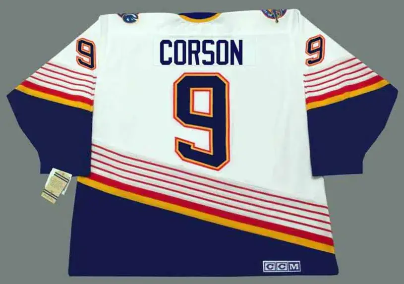 SHAYNE CORSON St. Louis Blues 1996 Home CCM NHL Vintage Throwback Jersey 