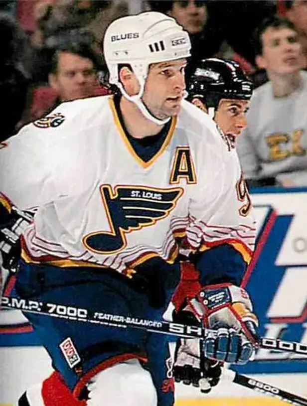 SHAYNE CORSON St. Louis Blues 1996 Home CCM NHL Vintage Throwback Jersey 