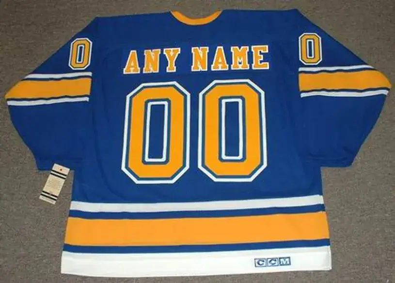 ST. LOUIS BLUES 1967 CCM Vintage Jersey Customized “Any Name & Number(s)” 