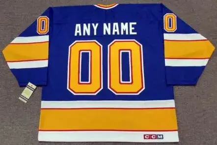ST. LOUIS BLUES 1989 CCM Vintage Jersey Customized “Any Name & Number(s)” 