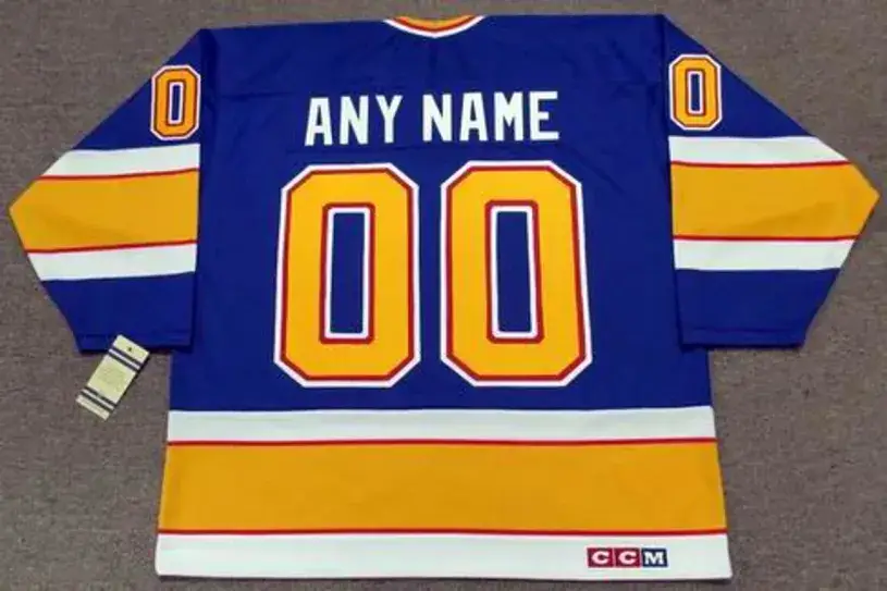 ST. LOUIS BLUES 1989 CCM Vintage Jersey Customized “Any Name & Number(s)” 