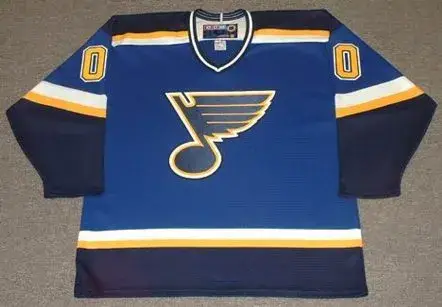 ST. LOUIS BLUES 1990’s CCM Throwback Away Jersey Customized “Any Name & Number(s)”