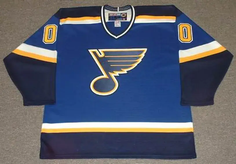 ST. LOUIS BLUES 1990’s CCM Throwback Away Jersey Customized “Any Name & Number(s)”