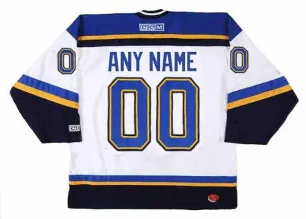 ST. LOUIS BLUES 1990’s CCM Throwback Home Jersey Customized “Any Name & Number(s)” 