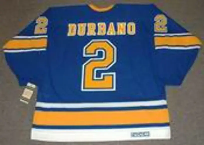 STEVE DURBANO St. Louis Blues 1972 CCM Vintage Throwback NHL Hockey Jersey 