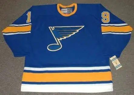 TERRY CRISP St. Louis Blues 1967 CCM Vintage Throwback NHL Hockey Jersey