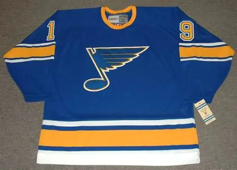 TERRY CRISP St. Louis Blues 1967 CCM Vintage Throwback NHL Hockey Jersey