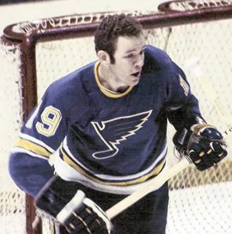 TERRY CRISP St. Louis Blues 1967 CCM Vintage Throwback NHL Hockey Jersey 