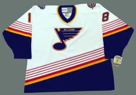TONY TWIST St. Louis Blues 1996 Home CCM NHL Vintage Throwback Jersey
