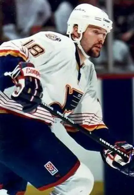 TONY TWIST St. Louis Blues 1996 Home CCM NHL Vintage Throwback Jersey 