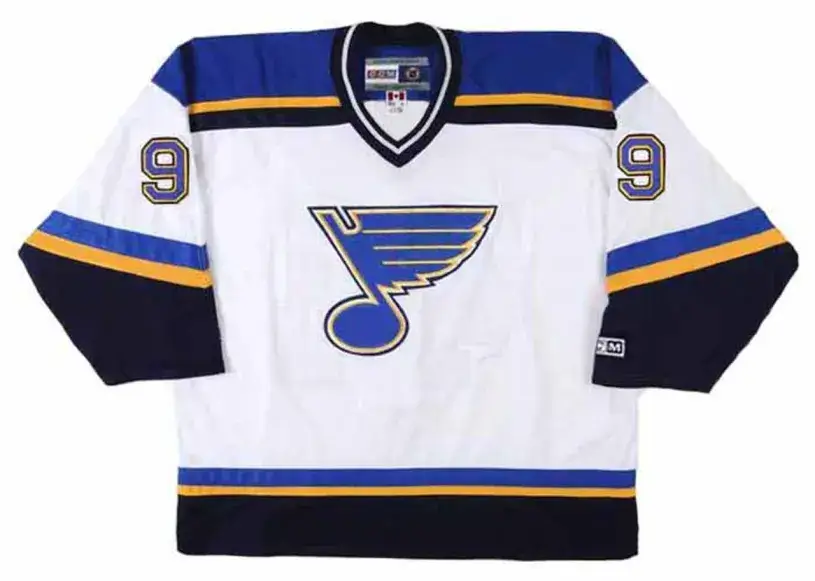 TYSON NASH St. Louis Blues 1999 CCM Throwback Home NHL Hockey Jersey