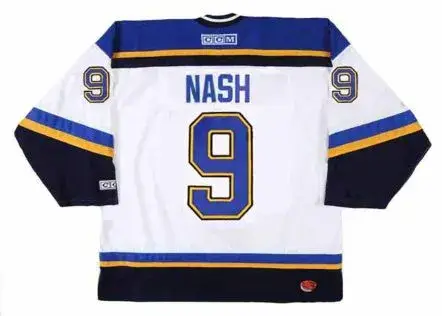 TYSON NASH St. Louis Blues 1999 CCM Throwback Home NHL Hockey Jersey 