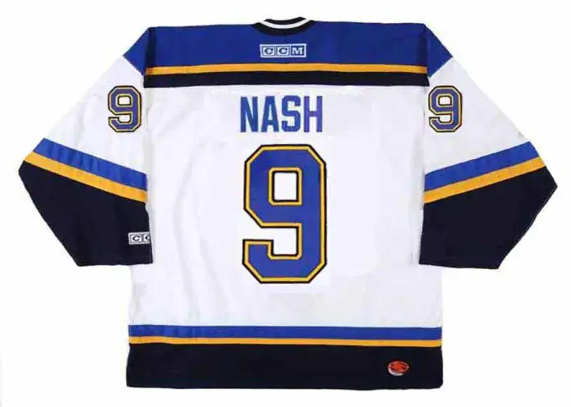 TYSON NASH St. Louis Blues 1999 CCM Throwback Home NHL Hockey Jersey 