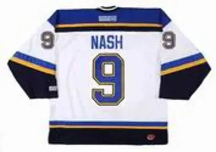 TYSON NASH St. Louis Blues 1999 CCM Throwback Home NHL Hockey Jersey 