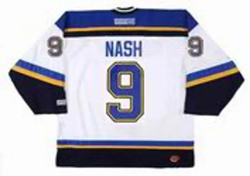 TYSON NASH St. Louis Blues 1999 CCM Throwback Home NHL Hockey Jersey 