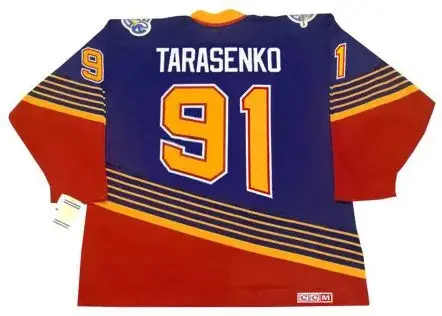 VLADIMIR TARASENKO St. Louis Blues 1990’s CCM NHL Vintage Throwback Jersey 