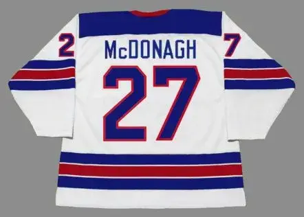 RYAN McDONAGH 2014 USA Nike Olympic Throwback Hockey Jersey 