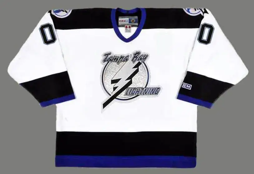 TAMPA BAY LIGHTNING 2000’s CCM Throwback Away Jersey Customized “Any Name & Number(s)”