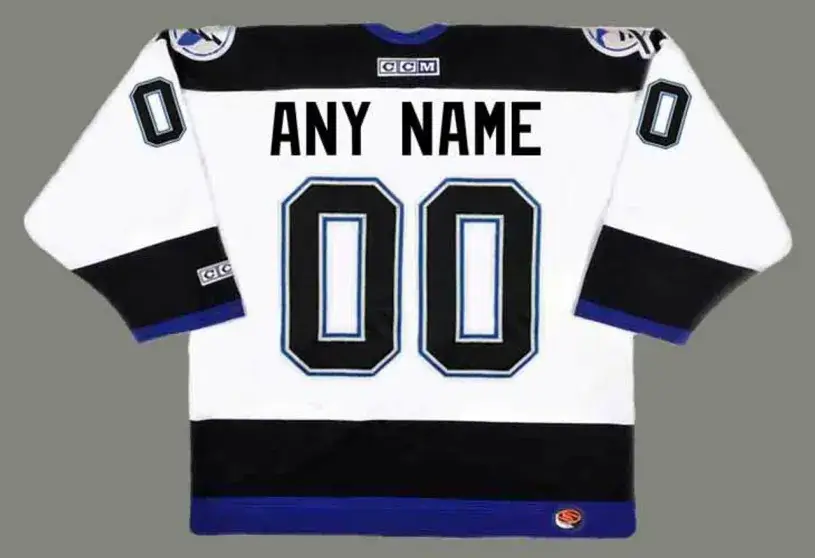 TAMPA BAY LIGHTNING 2000’s CCM Throwback Away Jersey Customized “Any Name & Number(s)” 