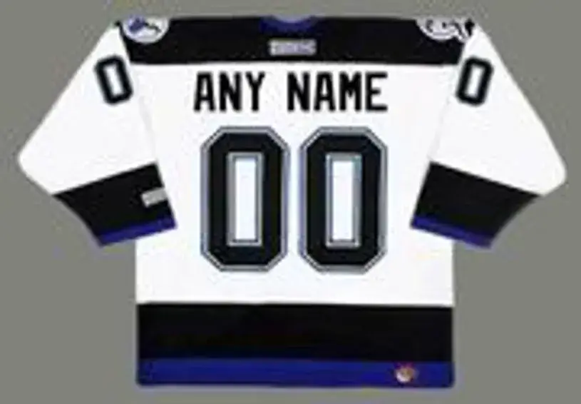 TAMPA BAY LIGHTNING 2000’s CCM Throwback Away Jersey Customized “Any Name & Number(s)” 