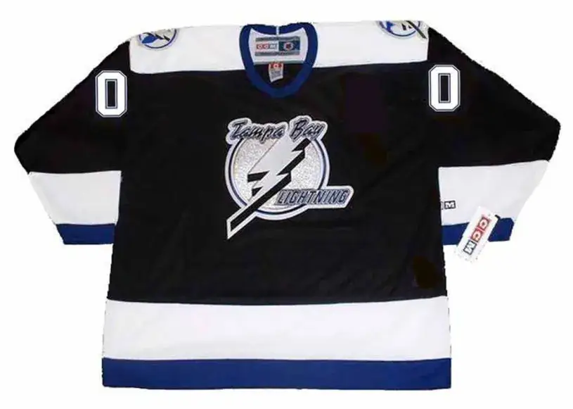 TAMPA BAY LIGHTNING 2000’s CCM Throwback Home Jersey Customized “Any Name & Number(s)”
