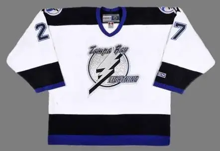 TIM TAYLOR Tampa Bay Lightning 2004 Away CCM Throwback NHL Hockey Jersey