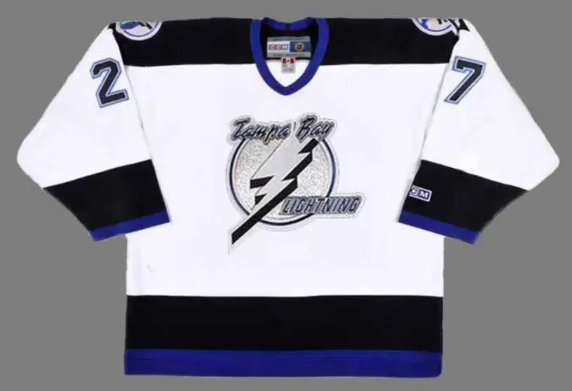 TIM TAYLOR Tampa Bay Lightning 2004 Away CCM Throwback NHL Hockey Jersey