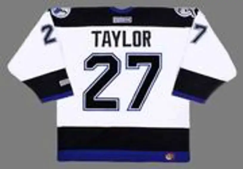 TIM TAYLOR Tampa Bay Lightning 2004 Away CCM Throwback NHL Hockey Jersey 