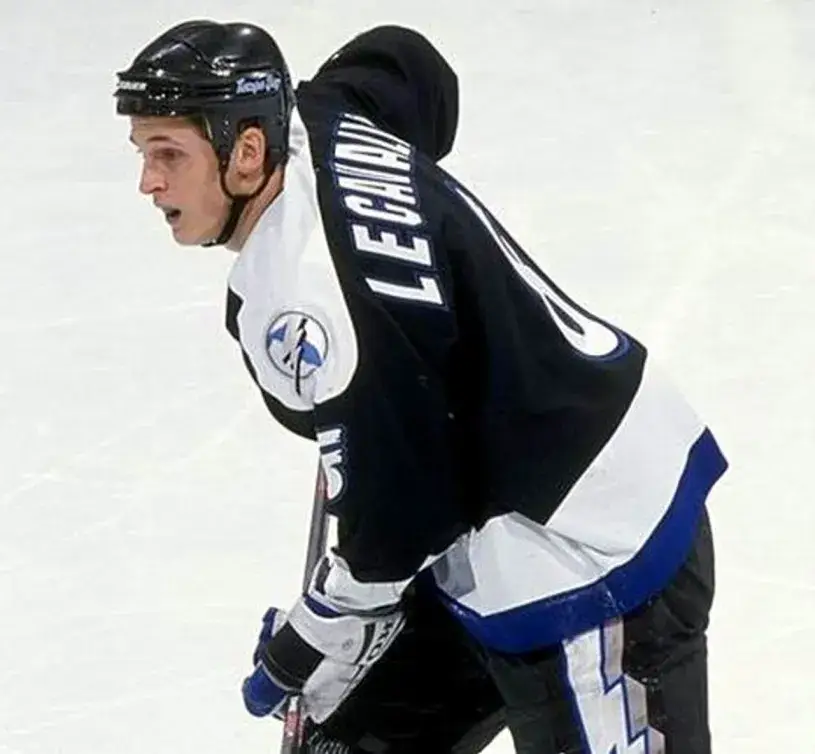 VINCENT LECAVALIER Tampa Bay Lightning 1998 CCM Throwback Away NHL Hockey Jersey 