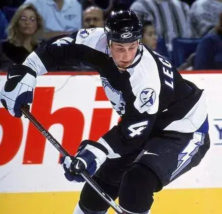 VINCENT LECAVALIER Tampa Bay Lightning 1999 CCM Throwback Away NHL Hockey Jersey 