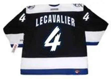 VINCENT LECAVALIER Tampa Bay Lightning 1999 CCM Throwback Away NHL Hockey Jersey 
