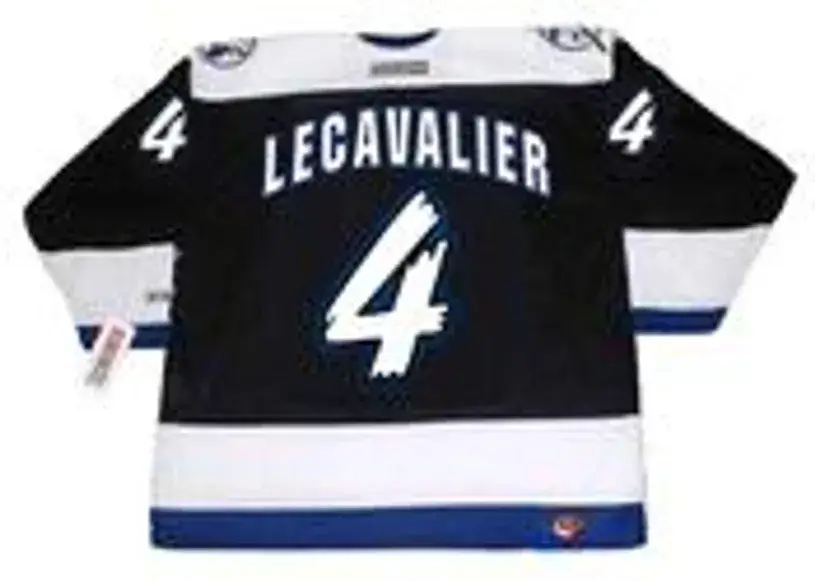VINCENT LECAVALIER Tampa Bay Lightning 1999 CCM Throwback Away NHL Hockey Jersey 