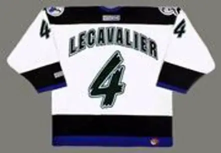 VINCENT LECAVALIER Tampa Bay Lightning 1999 CCM Throwback Home NHL Hockey Jersey 