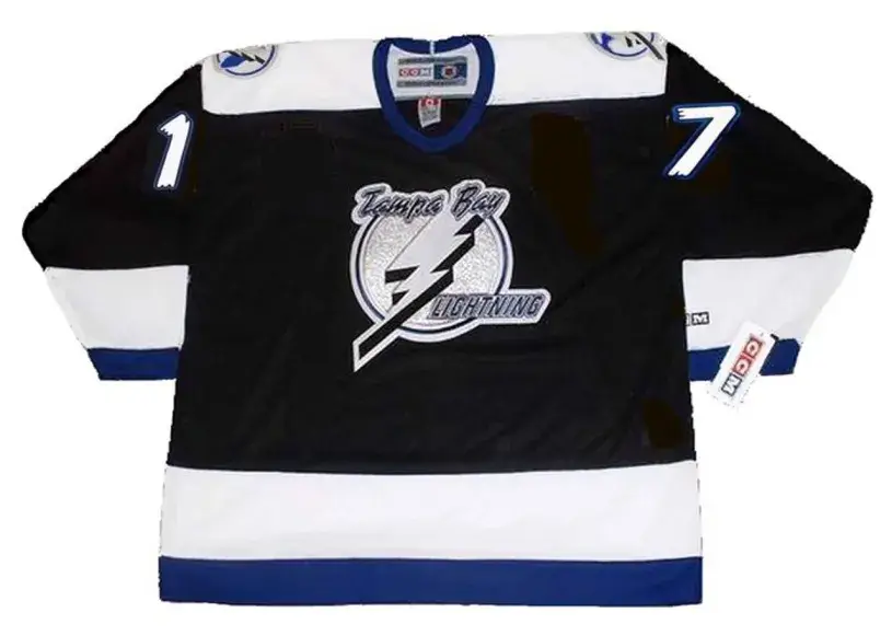 WENDEL CLARK Tampa Bay Lightning 1998 CCM Throwback NHL Hockey Jersey