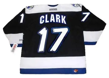 WENDEL CLARK Tampa Bay Lightning 1998 CCM Throwback NHL Hockey Jersey 