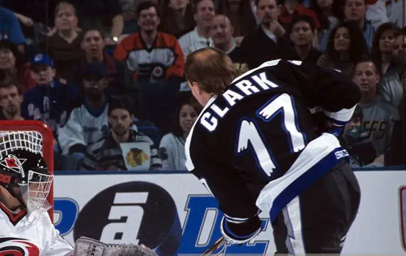 WENDEL CLARK Tampa Bay Lightning 1998 CCM Throwback NHL Hockey Jersey 