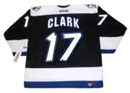 WENDEL CLARK Tampa Bay Lightning 1998 CCM Throwback NHL Hockey Jersey 